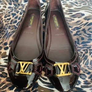 Louis Vuitton Patent Leather Ballet Flats